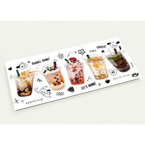 de cartes de vœux Bubble Tea - Cartes de correspondance personnalisées | Parfait pour toutes les occasions