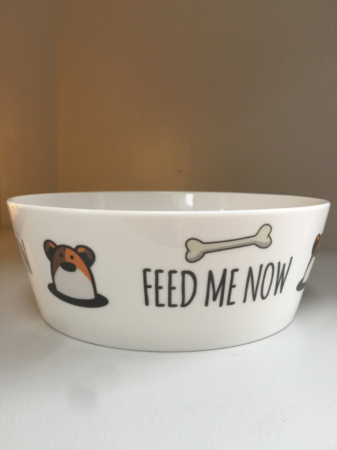 Feed Me Now Ferret/Pet Food Bowl Etsy