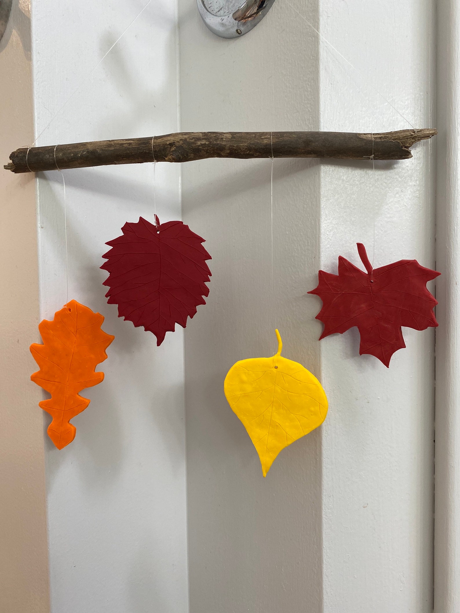 Hanging Fall Leaf Decor Etsy