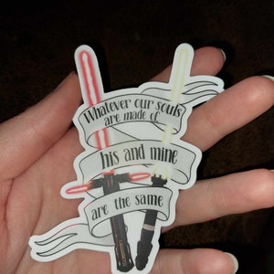Reylo Lightsaber Sticker