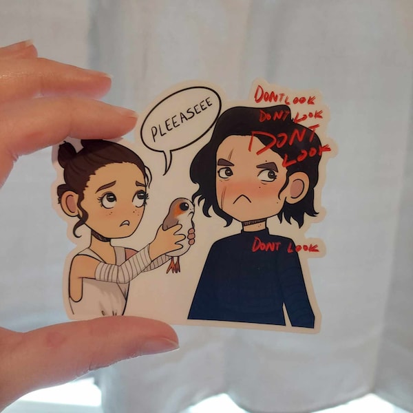 Reylo Porg Sticker