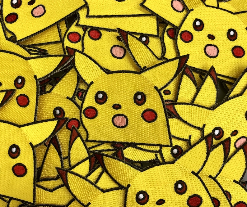 Surprised Pikachu Meme Pokemon Custom Embroidered | Etsy