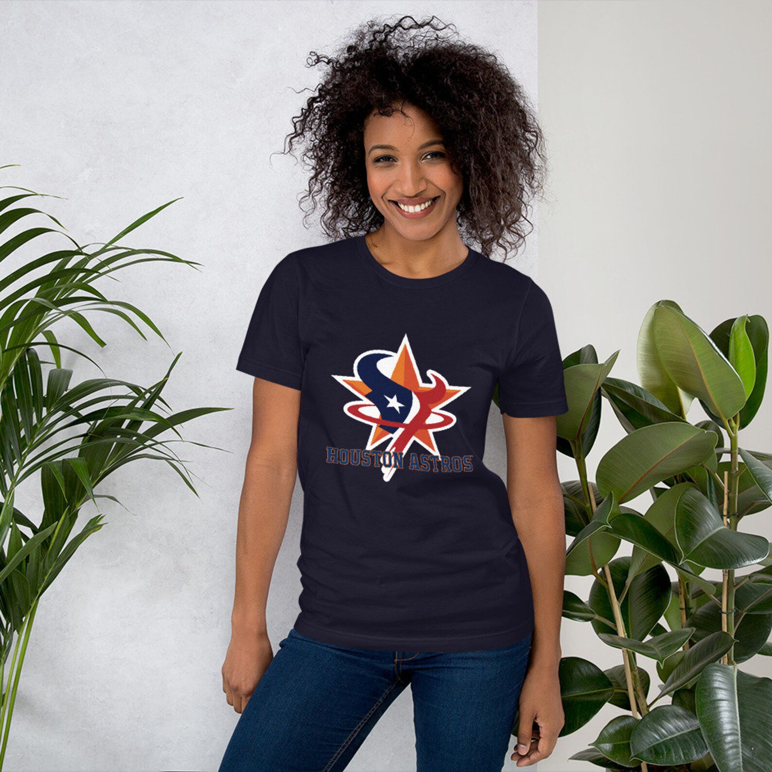 Astros Tshirt Baseball Tee Womens Astros Shirt Houston MLB Etsy