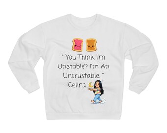 Crees que soy inestable, soy un incrustable Sudadera / Caricatura divertida de tostadas