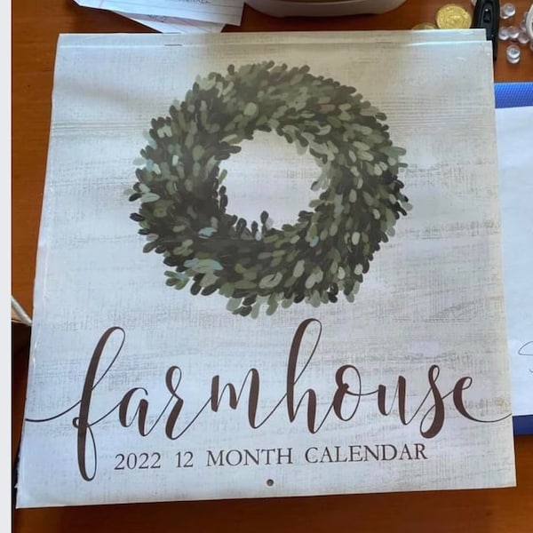 Dollar Tree Calendar Etsy