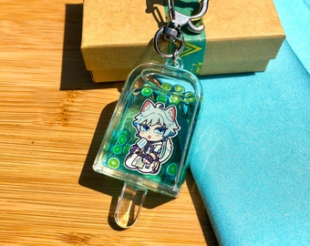 GENSHIN IMPACT 2.5" Kitty Chongyun Oil Popsicle Charm