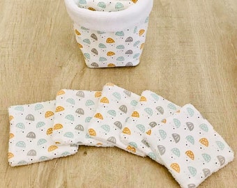 Washable bamboo/cotton wipes