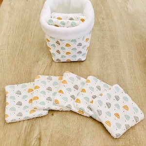 Washable bamboo/cotton wipes image 1