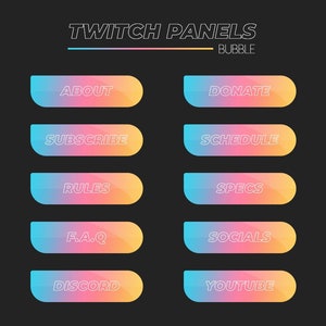 Simple Twitch Panels Minimalist Aesthetic Simple Clean Etsy simple twitch panels minimalist