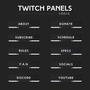 Simple Twitch Panels Minimalist Aesthetic Simple Clean Etsy These aerial photos make salt ponds look like abstract art. simple twitch panels minimalist