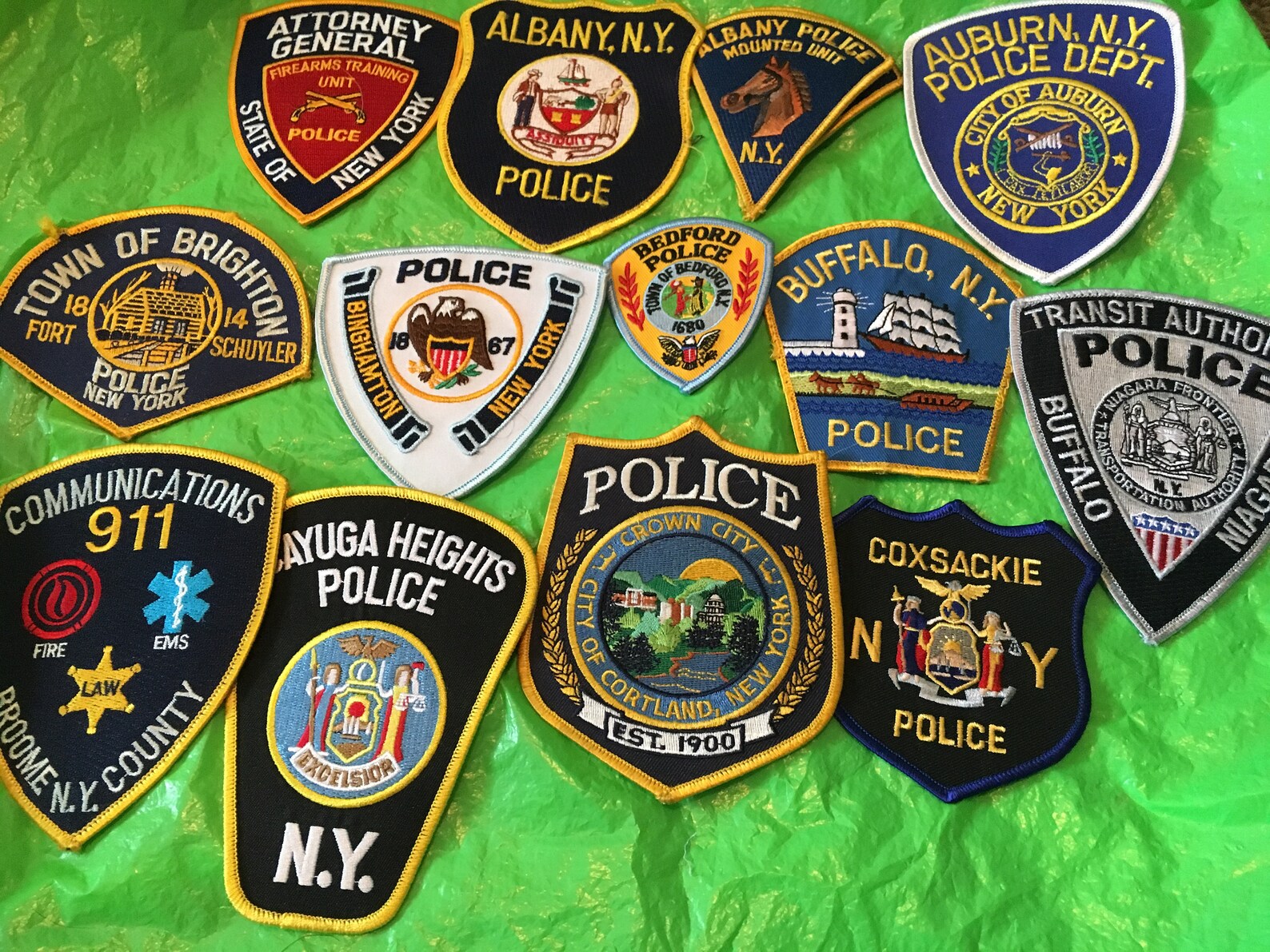 New York Police List 2 Patches YOU PICK Etsy