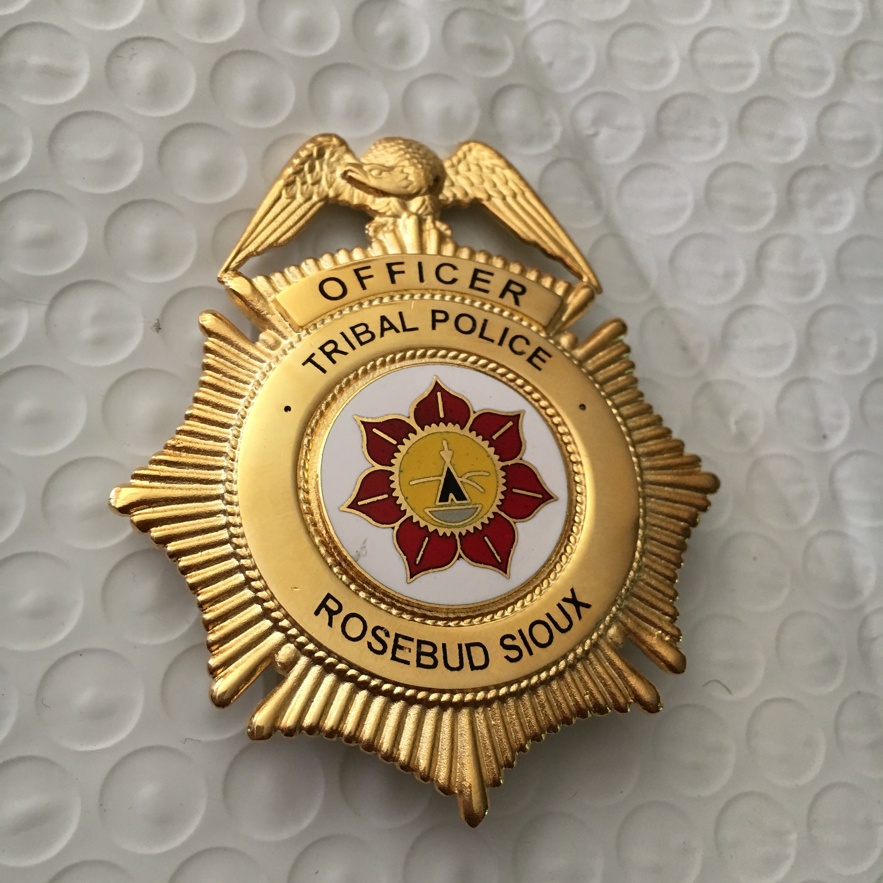 Rosebud Sioux Tribe South Dakota Police Officer Tribal Badge Etsy