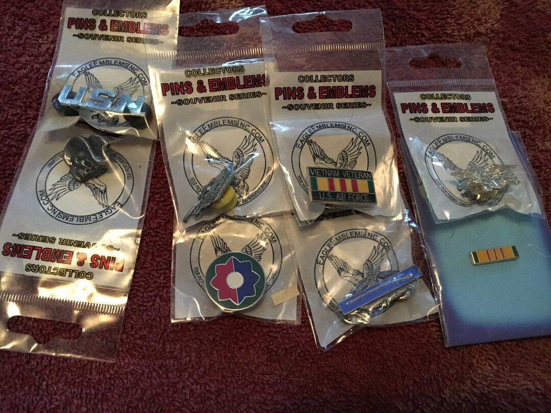 Vintage US Military Unit LAPEL PIN Patches Infantry Armor Etsy