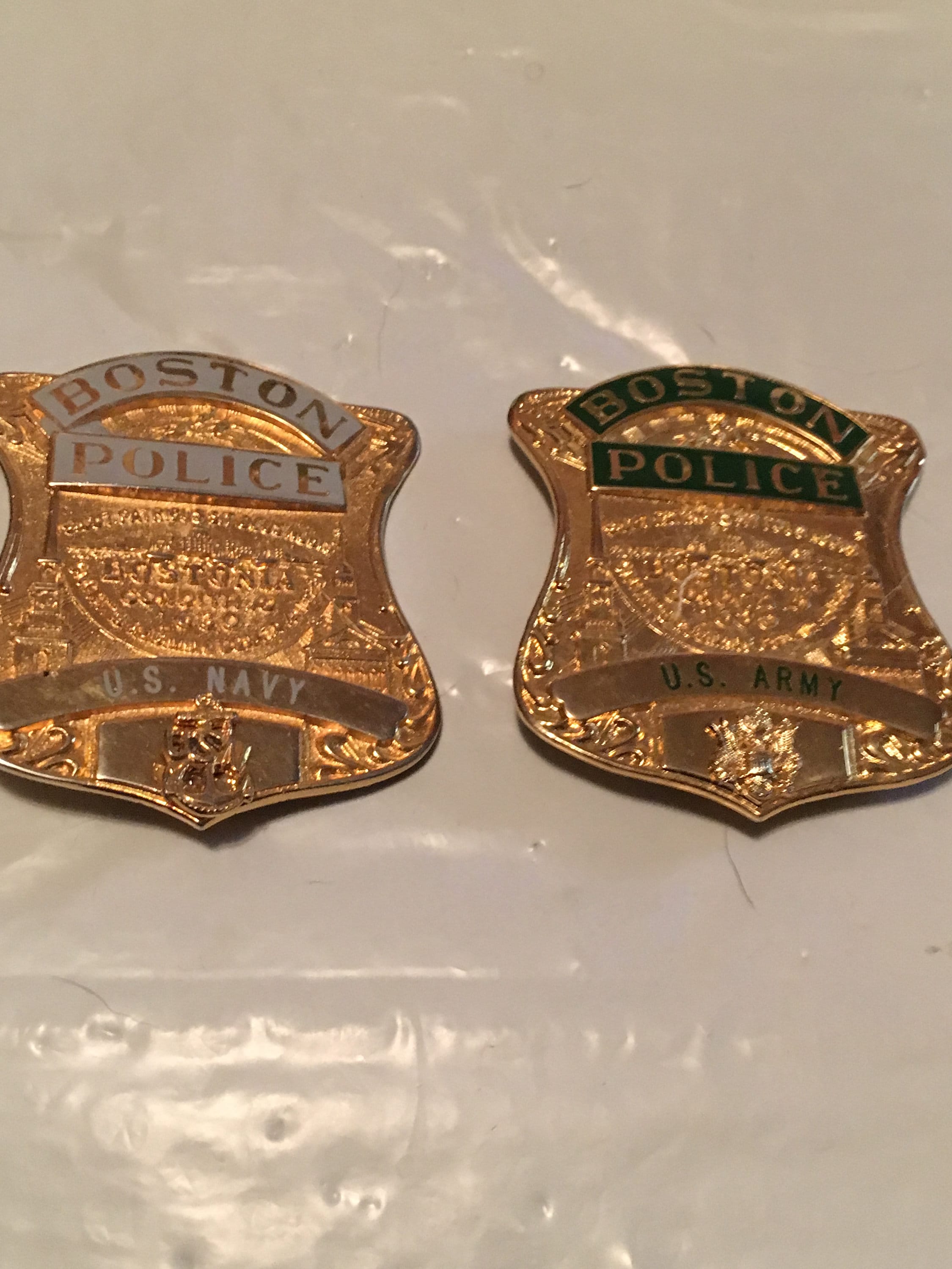 Porte-badge Boston Police - Support Pour Carte D'identification
