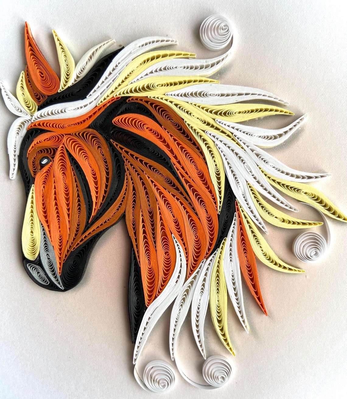 Horses Quilling cards Art paper Greeting Card Quilling Etsy