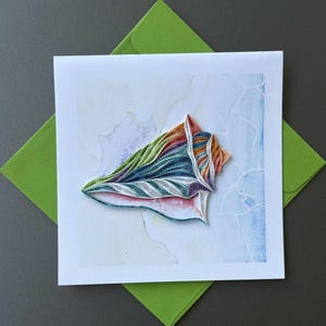 Escargot - carte quilling, papier artistique, carte de voeux