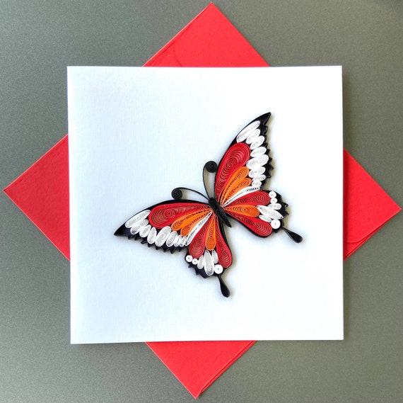 Quilling Card Butterfly Quilling Card Butterfly