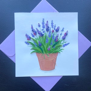 Flower -Quilling card,  Art paper, Greeting cad, handmade card