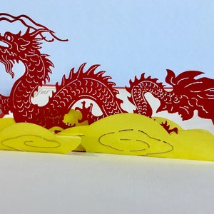 Dragon - Carte pop-up