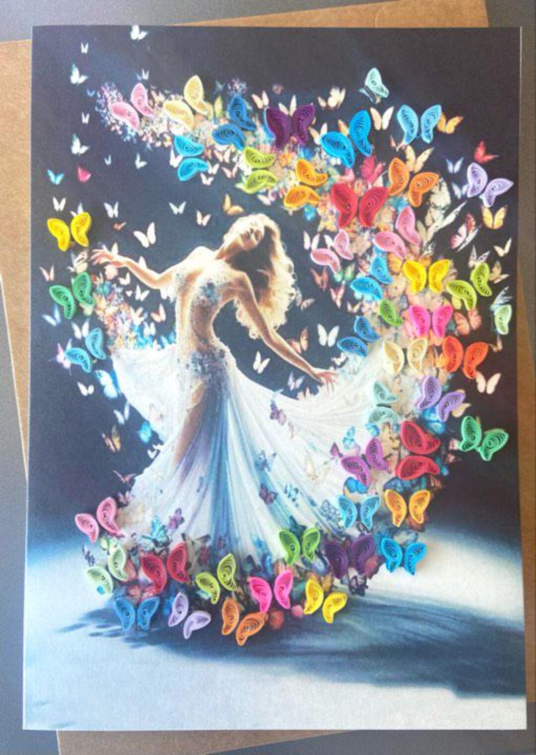 Butterfly - Quilling Card, Greeting Card - Etsy