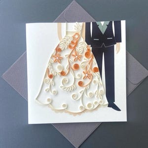 Carte de soudure - Carte de quilling, carte faite main