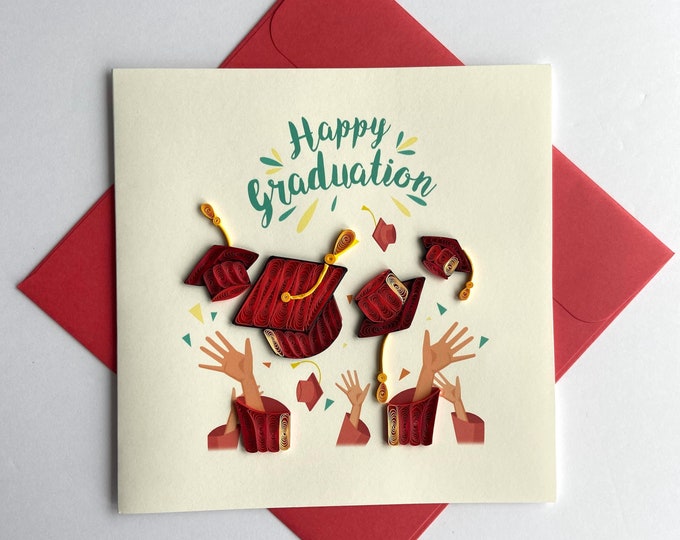 Graduation Quilling Card, Art Paper, Greeting Card, Quilling Card ...