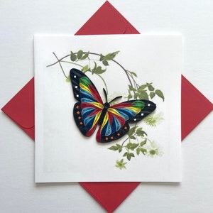 Butterfly- Quilling card