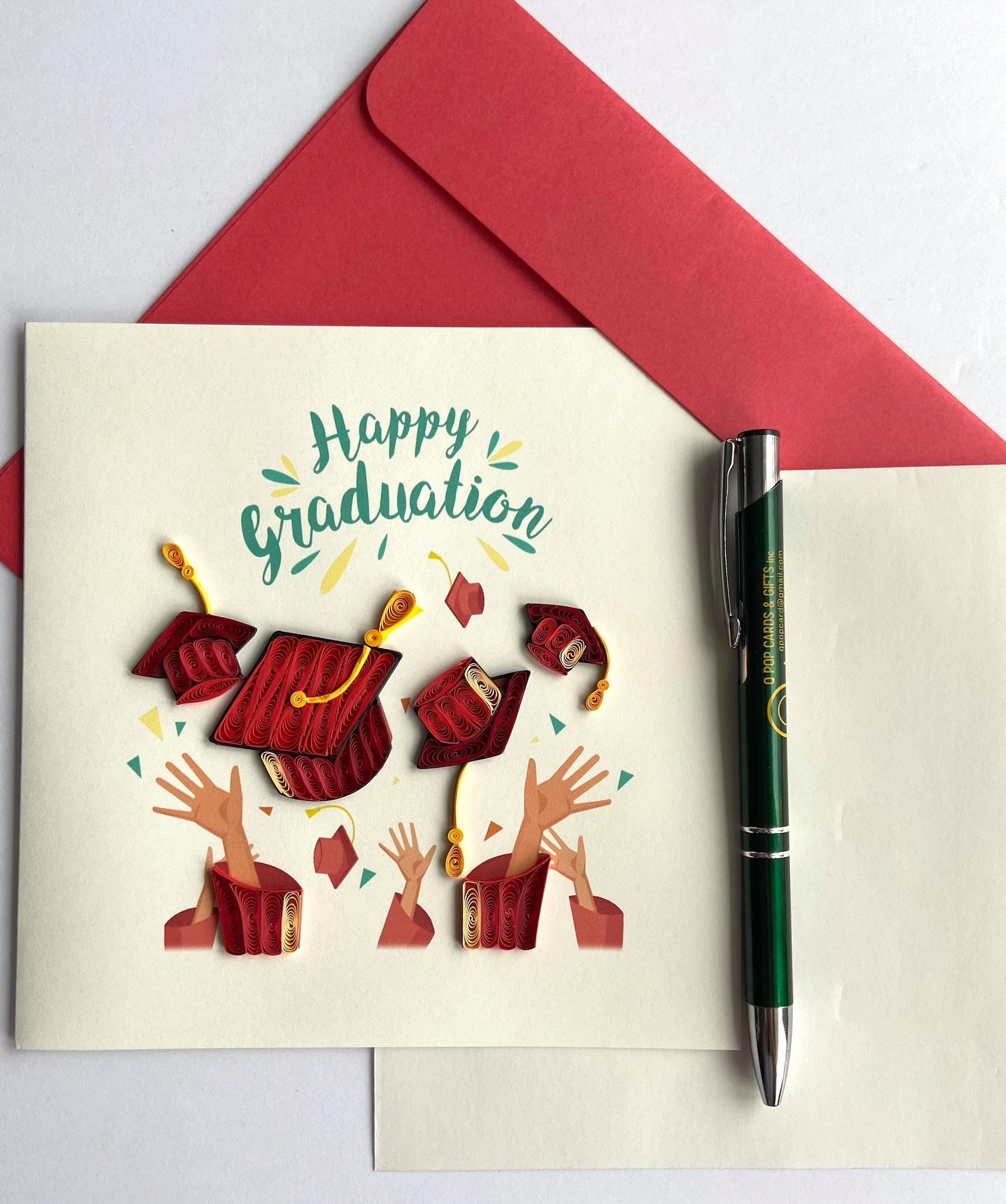 Graduation Quilling Card, Art Paper, Greeting Card, Quilling Card ...