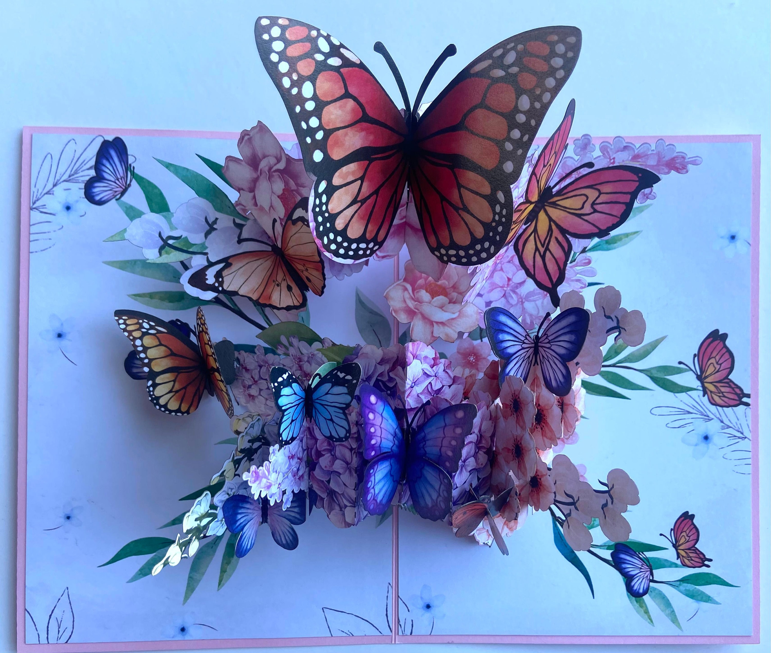 Butterfly - Pop up Card, Handmade Card - Etsy Canada