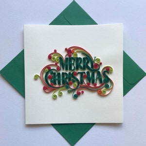 Joyeux Noël - Carte Quilling