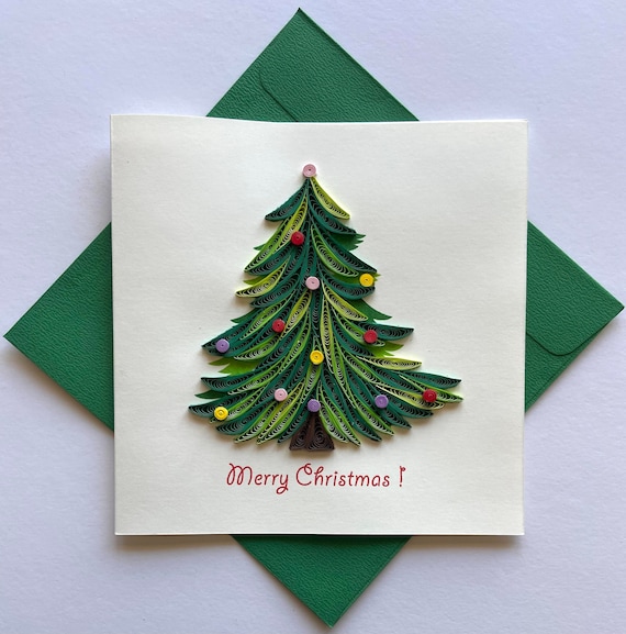UK Greetings Biglietto di Natale per nonno motivo: albero verde