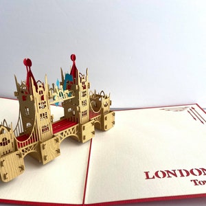 Tower Bridge de Londres - Carte Pop Up