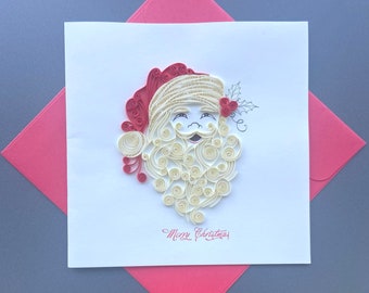 Kerstkaart - Quilling kaart, wenskaart