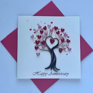 Joyeux anniversaire - Quilling Card, carte faite main