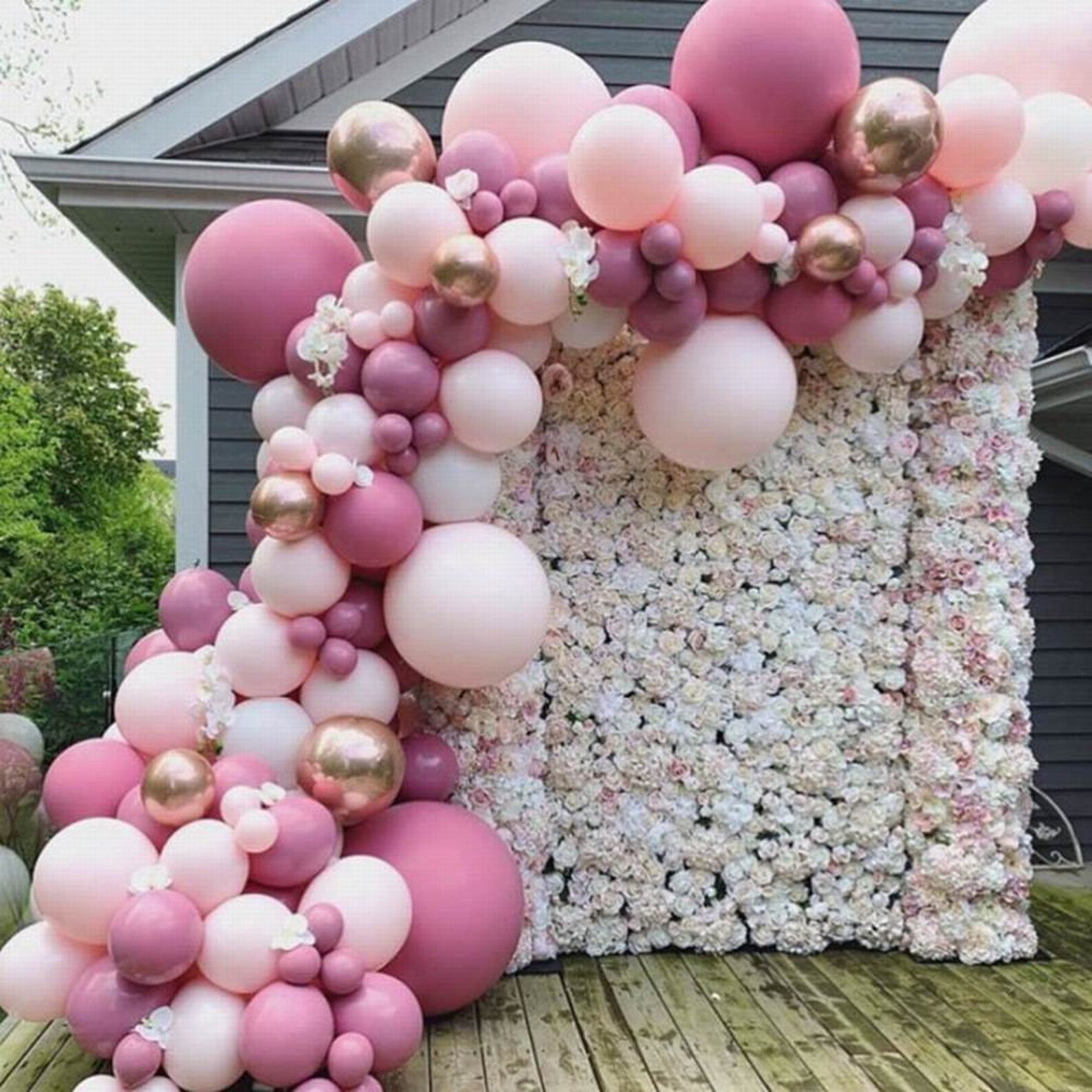 92pcs/lot Pink Macaron Balloons Arch Baby Shower Decoration Etsy