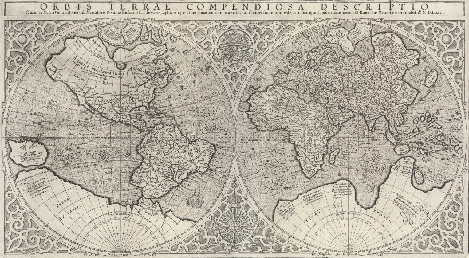 1607 Map Atlas Atlas Map Mercator - Il Fullxfull.3203252480 Ewcc