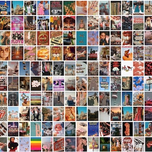 173 Pcs Vintage Aesthetic Wall Collage Kit, VSCO, Girl Room Decor, Room Decor, Pinterest Prints, Dorm Decor Art, Bedroom Decor, Digital