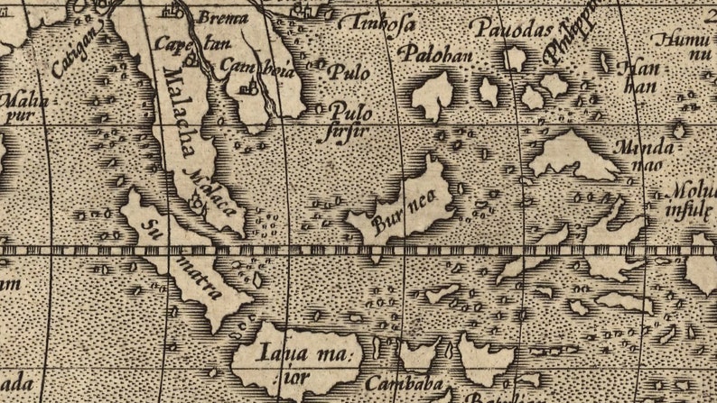 1608 Atlas, Atlas Map, Tartaria, Evropa, Mar De Bachu, Turchestan ...