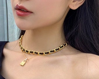 Chanel Chain Choker - Etsy