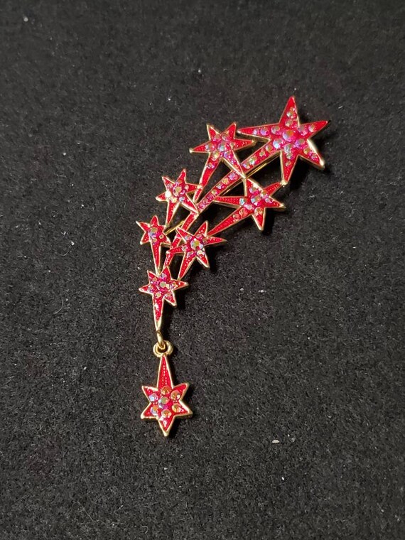 butler and wilson shooting star brooch 4" Brooch (