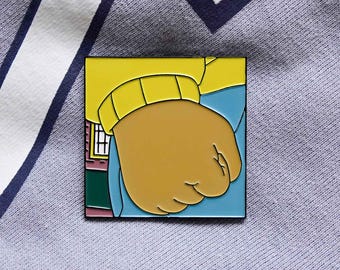 Arthur Meme Soft Enamel Pin