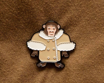 Darwin Ikea Monkey Soft Enamel Pin - Etsy Canada