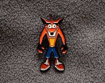 Crash Bandicoot Soft Enamel Pin