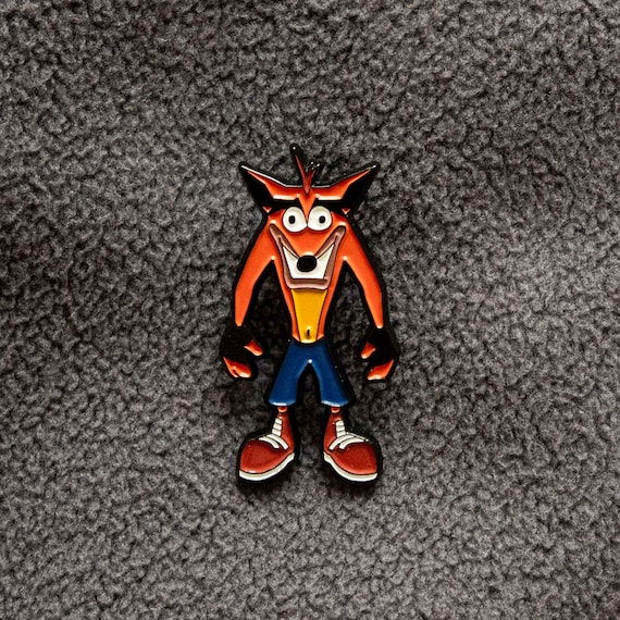 Crash Bandicoot Soft Enamel Pin