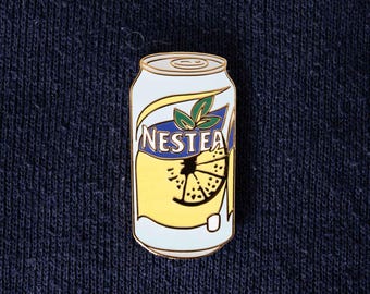 Nestea Can Gold Hard Enamel Pin