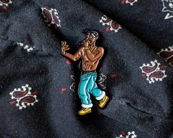 2pac Shakur PBF Edition Soft Enamel Pin