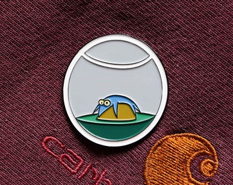 Ned's Newt Enamel Pin