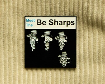 The Be Sharps Soft Enamel Pin