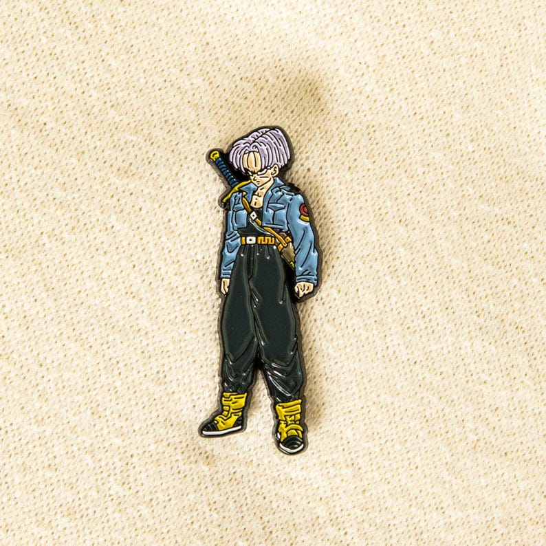 Future Trunks Soft Enamel Pin - Etsy