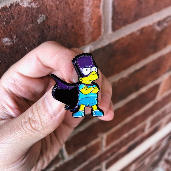 Collectibles Bartman Pin Badge ~ Bart Simpson ~ Super Hero ~ Batman ~ The  Simpsons US $14